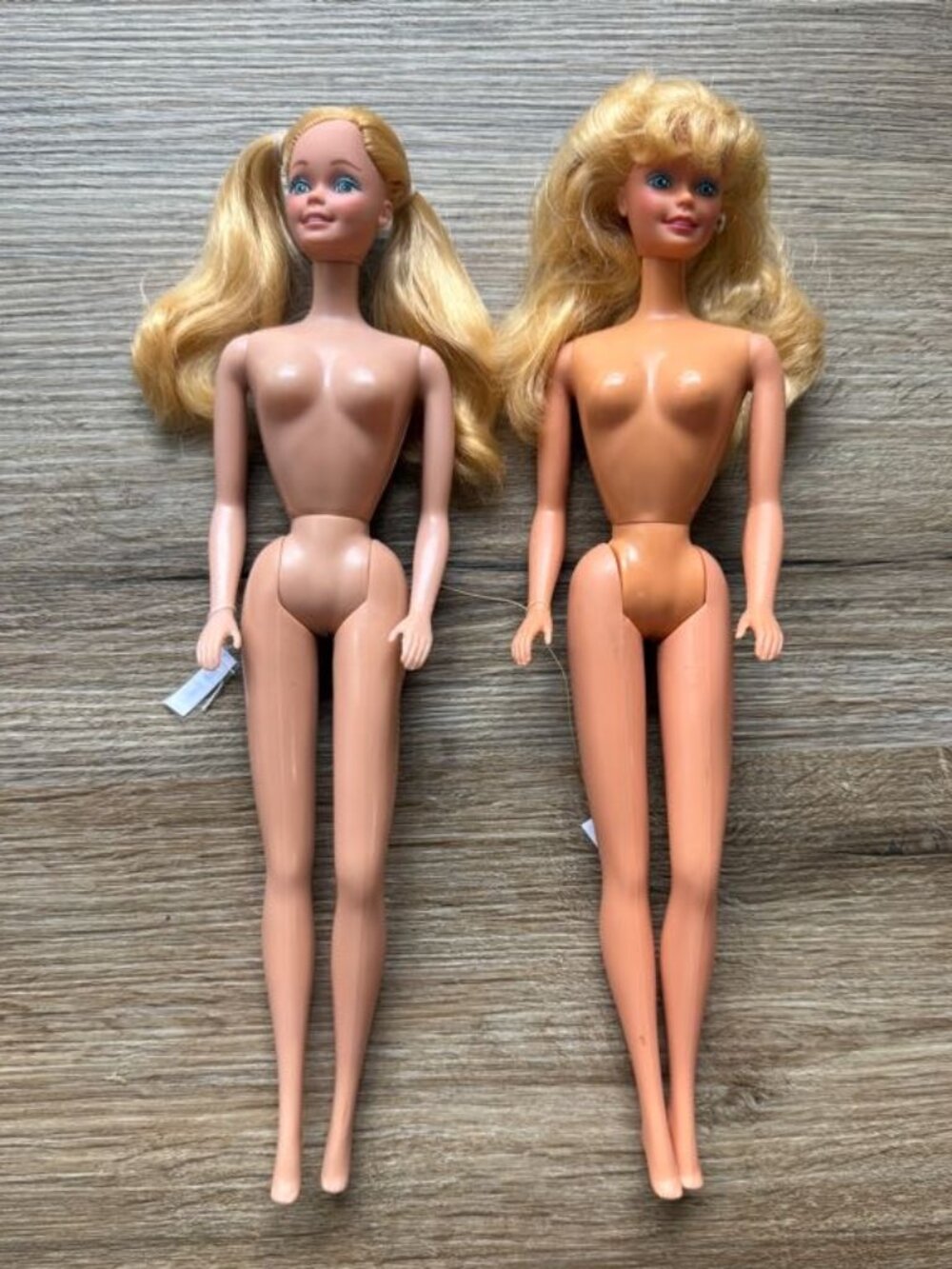 2 Vintage 1980 Mattel #1875 My First Barbie Nude Doll 80s Blonde